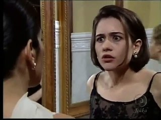Novela Anjo Mau (1997) - Nice e Paula discutem no banheiro