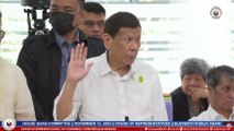 Panunumpa ni dating Pangulong Duterte sa QuadComm hearing | GMA Integrated News