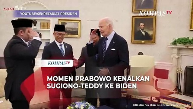 Momen Presiden Prabowo Kenalkan Menlu Sugiono hingga Mayor Teddy ke Joe Biden di Amerika Serikat