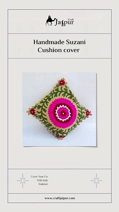 Hand Block Print Cushion cover
