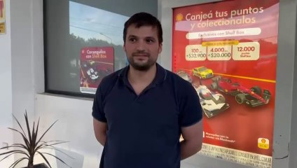 Fabricio Pechin (Gerente de Pico Servicios) Shell General Pico La Pampa en calles 24 y 19