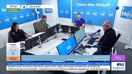 Audrey Delon, co-fondatrice du collectif Passe la seconde, une boutique éphémère d'objets à base de matériaux recyclés