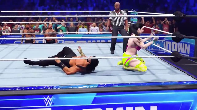 WWE Roman Reigns vs Women Wrestler