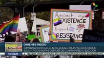 Protestas contra Donald Trump se registraron a pocas horas de su elección