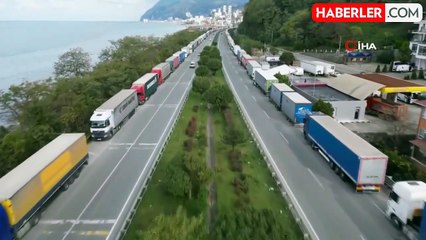 Sarp Sınır Kapısı'nda Tır Kuyruğu 5 Güne Ulaşabiliyor