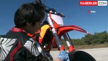 Minik şampiyon motosikletçi Ali'nin hedefi dünya şampiyonluğu