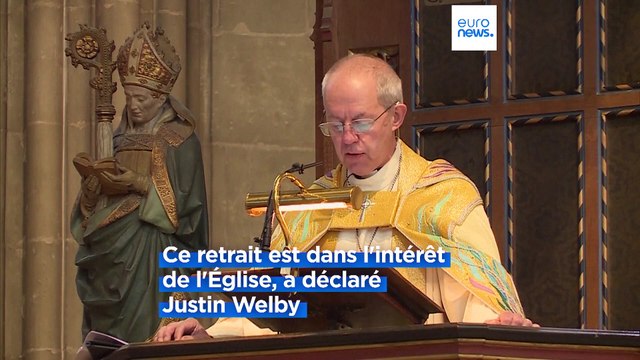 Le chef de l'Église d'Angleterre, démissionne en raison de sa gestion du scandale des abus sexuels