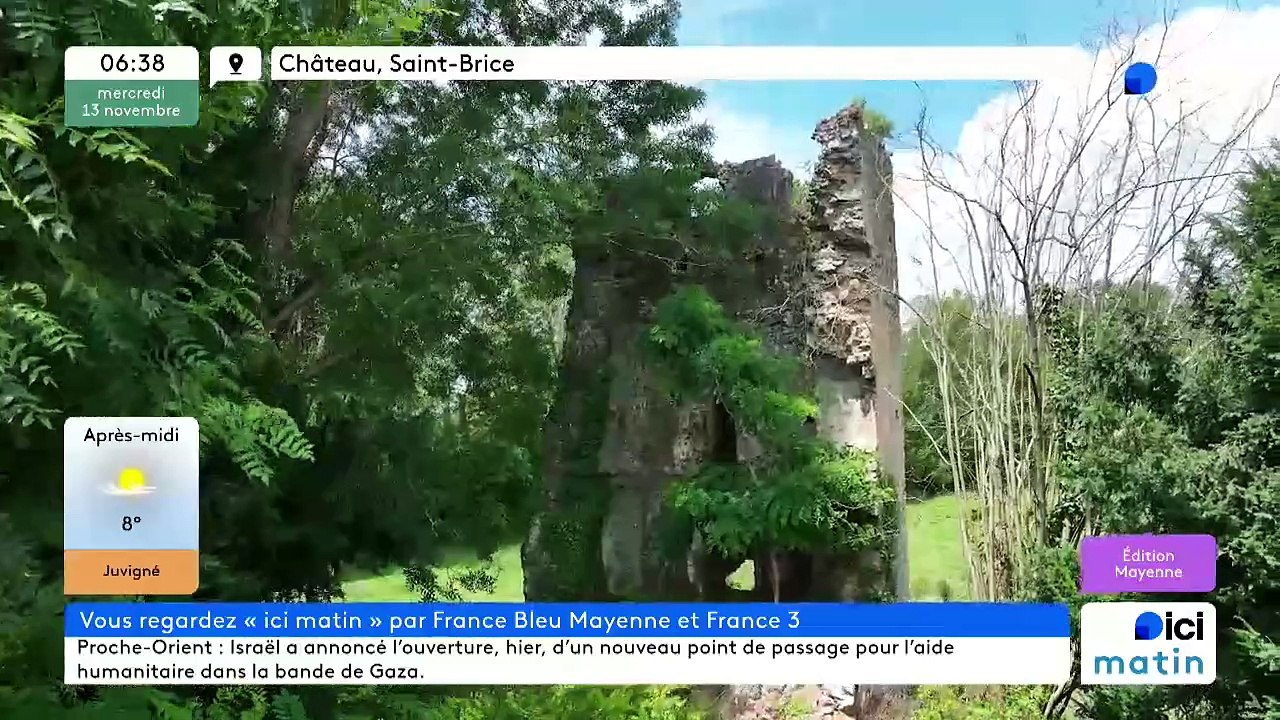13/11/2024 - ICI Matin France Bleu Mayenne en vidéo