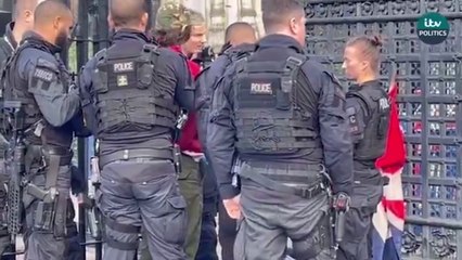 Armed Police Arrest Man 'Carrying Knives' Outside Parliament