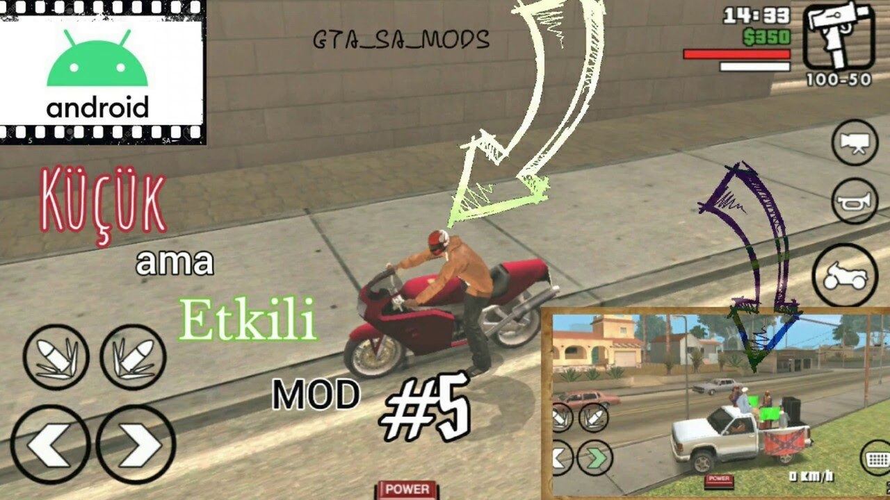 "GTA_SA" MOTORA BİNERKEN KASK TAKMA MODU!! Küçük ama Etkili MOD #5
