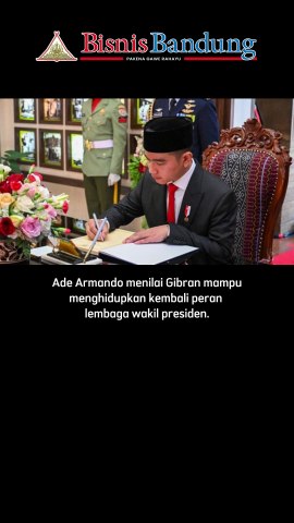 Gibran Bangkitkan Kembali Peran Wapres yang Redup, Ade Armando Sebut Ini Langkah Positif!