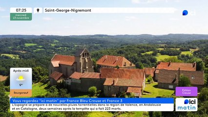 13/11/2024 - ICI Matin France Bleu Creuse en vidéo