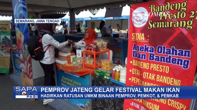 Festival Gemar Makan Ikan Pamerkan Produk Unggulan UMKM Binaan Dinas Kelautan dan Pemprov Jateng
