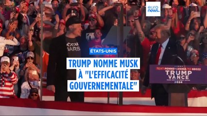 Donald Trump confie à Elon Musk et Vivek Ramaswamy "l'efficacité gouvernementale"