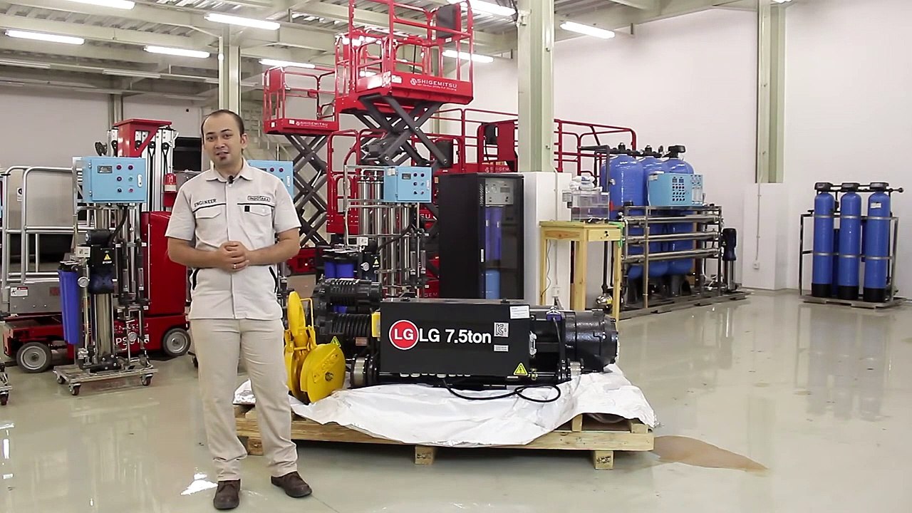 REVIEW HOIST DOUBLE RAIL CREEP SPEED DENGAN KAPASITAS 7.5 TON  - LGM HOIST - V-75-HW