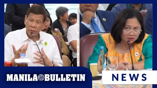 ‘You are not an investigator’: Tensions arise as Duterte slams Brosas