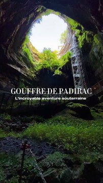 Le Gouffre de Padirac, c'est l'une des merveilles naturelles les plus impressionnantes de France. 🇫🇷 Situé dans le Lot, ce gigantesque trou béant de 35 mètres de diamètre et de 103 mètres de profondeur vous plonge dans un univers souterrain fascinant.