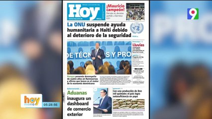 Titulares prensa dominicana miércoles 13 de noviembre 2024 | Hoy Mismo