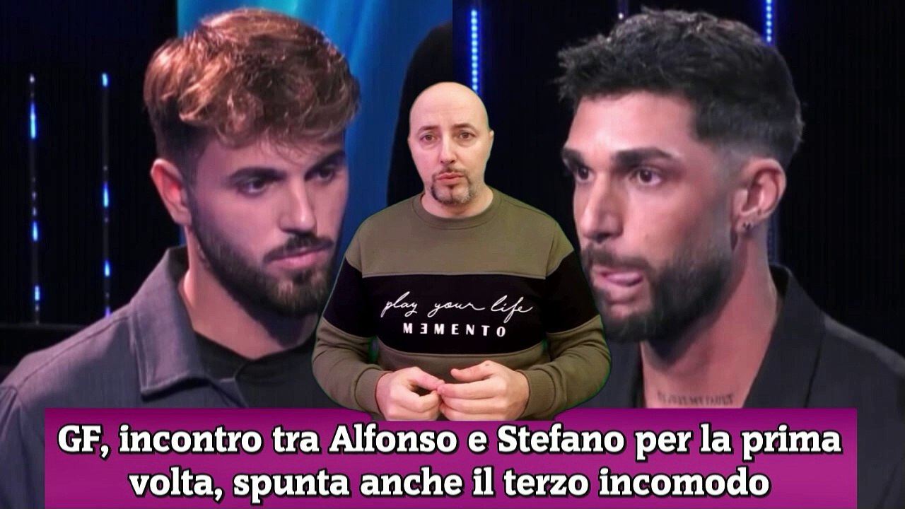 GF, incontro tra Alfonso e Stefano per la prima...