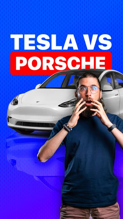 TESLA RINGARDISE PORSCHE😱
