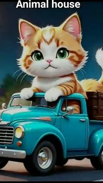 _cat new short viral mini car drawing _cute _catlover _kitten _awesomevedio _shortvedio_(360P)