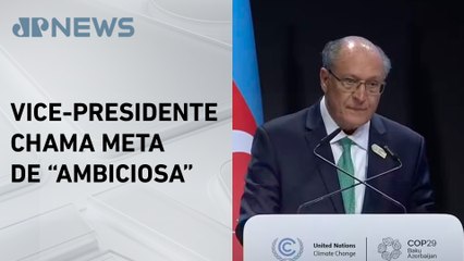 Alckmin diz que Brasil deve reduzir emissões em 67% até 2035