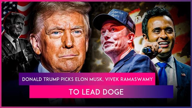 Donald Trump Picks Elon Musk, Vivek Ramaswamy To Lead Department Of Government Efficiency (DOGE)