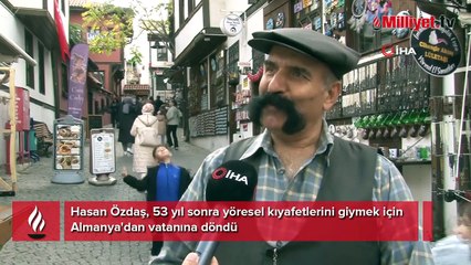 'Almanya'dan iyi ki dönmüşüm, bu kıyafetleri giyip gezeyim diye geri geldim'