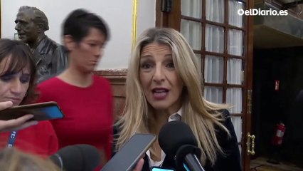 Yolanda Díaz avisa de que con alerta roja “se puede no acudir al trabajo” si hay riesgo para la salud