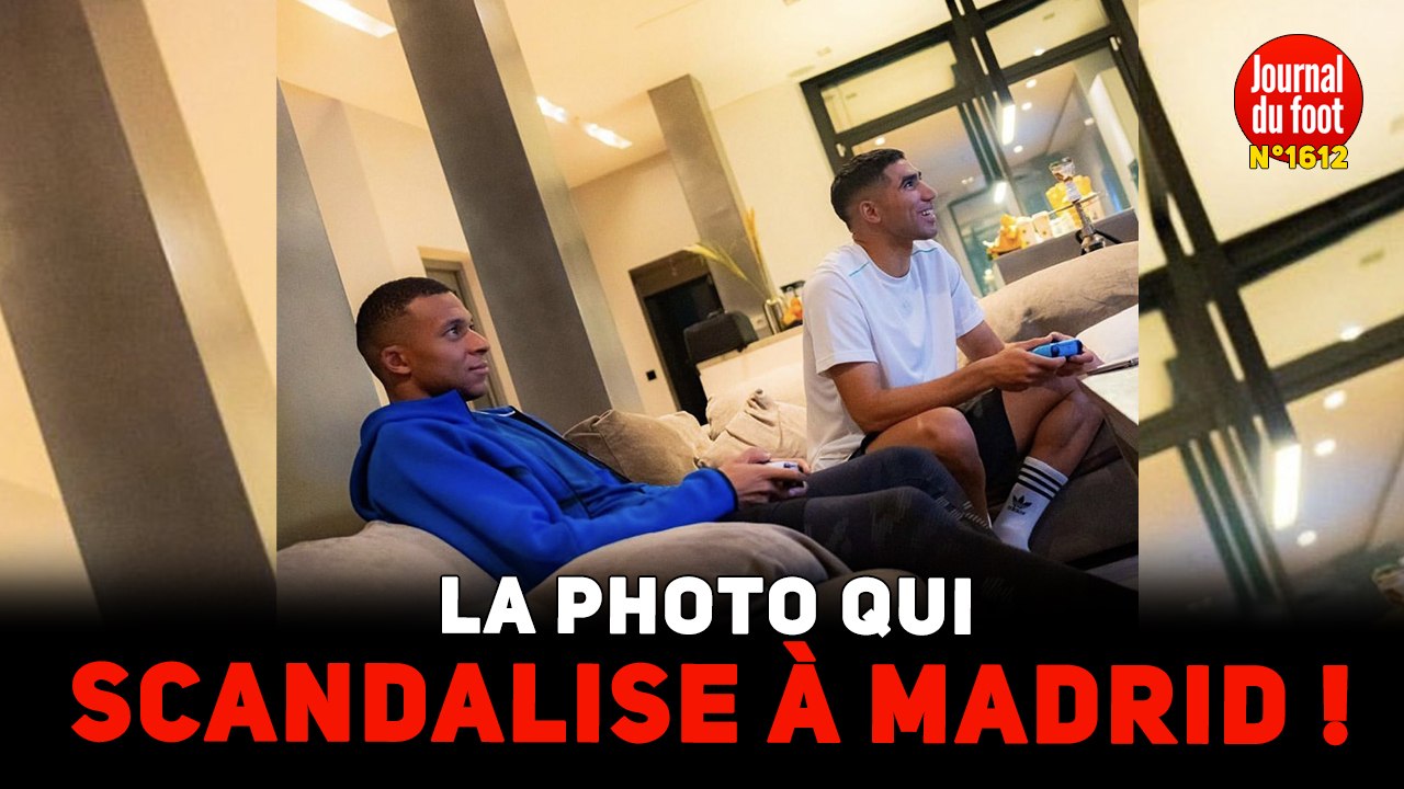 La photo de Mbappé et Hakimi avec une CHICHA SCANDALISE les supporters madrilènes !