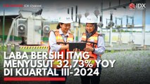 Laba Bersih ITMG Menyusut 32,73% YoY di Kuartal III-2024