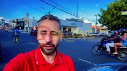 Homem armado invade loja em Feira de Santana e anuncia assalto: 'Vai tomar rajadão'