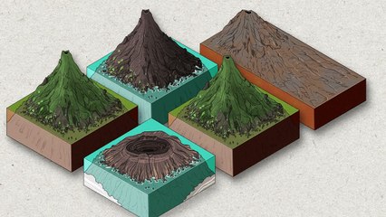 Les types d'éruptions volcaniques
