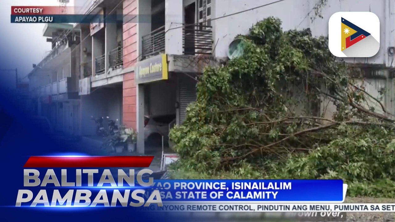 Apayao province, isinailalim na sa state of calamity; DTI, tiniyak ang pag-monitor sa pagsunod ng mga negosyante sa price freeze
