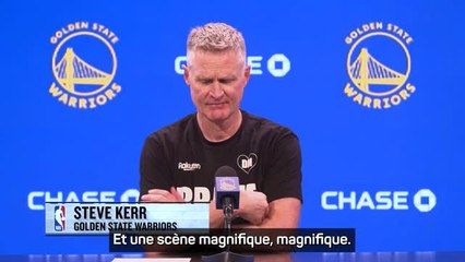 Warriors - Kerr : “J'avais les yeux un peu embrumés”