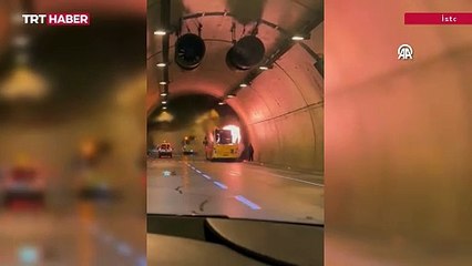 İETT otobüsü yandı