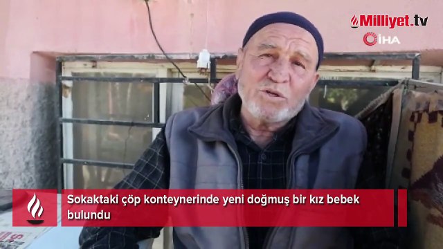 Yeni doğmuş bebeği çöpe attılar