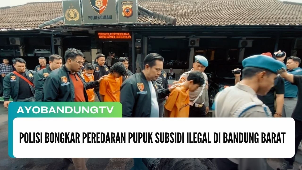 Polisi Bongkar Peredaran Pupuk Subsidi Ilegal di Bandung Barat