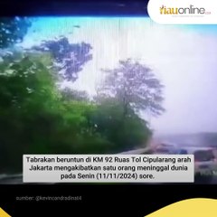 Kronologi Tabrakan Beruntun di Tol Cipularang: Sopir Tak Bisa Kendalikan Truknya