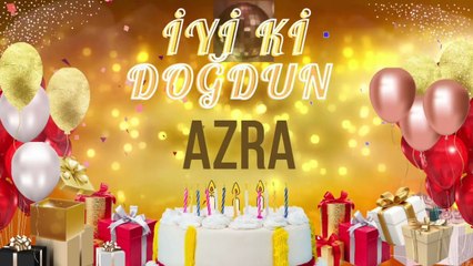 AZRA - Doğum Günün Kutlu Olsun Azra