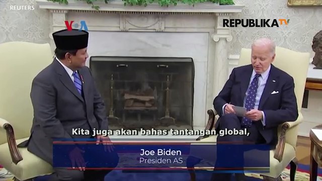 Presiden Prabowo Temui Presiden Biden di Gedung Putih