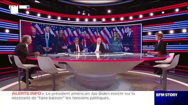 Natacha Polony face à Alain Duhamel le 7 novembre 2024 sur BFMTV.