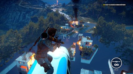 Bei Just Cause 3 flackern mit dem Image Enhancer auf der PS5 Pro die Texturen unangenehm