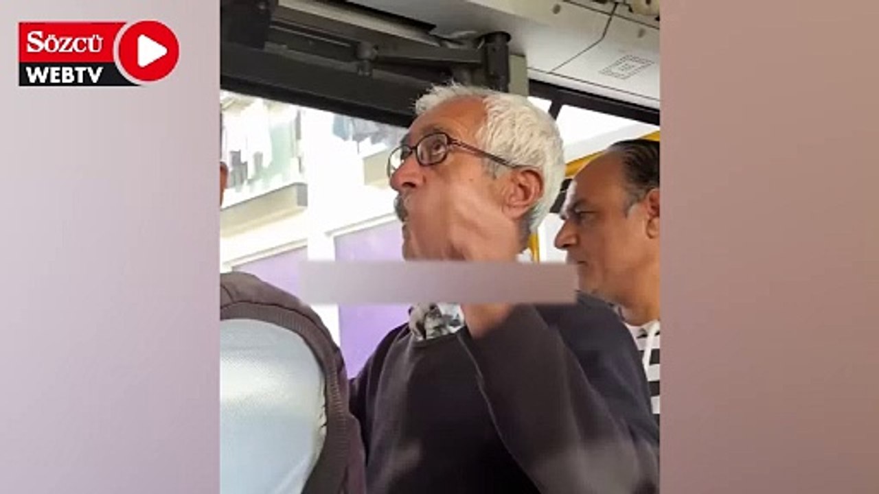 İstanbul'da bir İETT otobüsünde, yaşlılara yer vermeyen genç kadına, başka bir yolcu saldırdı