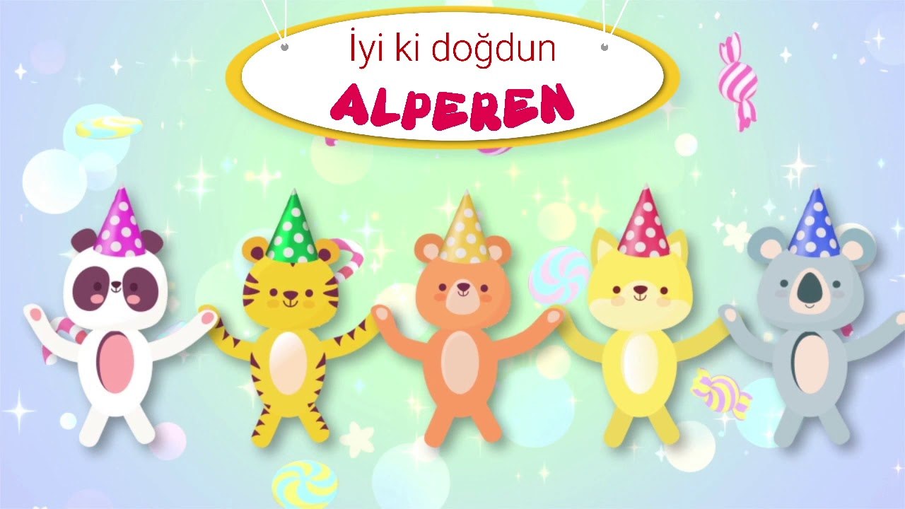 İyi ki doğdun ALPEREN - İsme Özel Doğum Günü Şarkısı (FULL VERSİYON) (REKLAMSIZ)