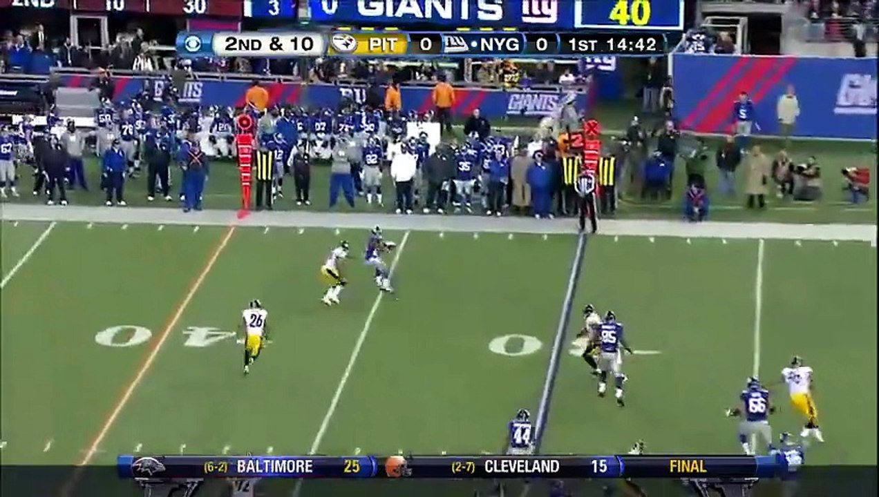 NFL 2012 Week 09 - Steelers @ Giants
