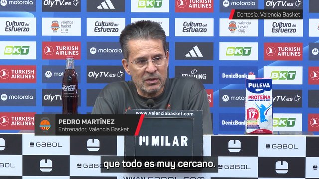 Pedro Martínez, entrenador de Valencia Basket: Ha habido algunas personas muy cercanas al club que han fallecido