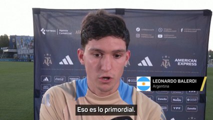 Balerdi, Paredes y De Paul sobre la preparación contra Paraguay: "Messi está mejor que nunca"