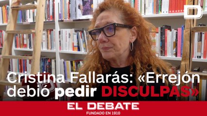 Cristina Fallarás: «La carta de dimisión de Errejón me pareció grotesca, me incomodó. Debía pedir disculpas»