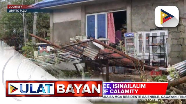 Apayao, isinailalim na sa state of calamity dahil sa magkakasunod na bagyo; Epekto ng Bagyong #OfelPH, pinaghahandaan na rin